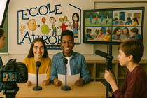 Journaliste de lecole Aurore a Evere Large
