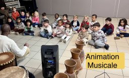 Animation musicale chez les girafes M1B