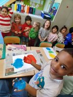 Hervé Tullet Champis - Petits Coeurs - Girafes 2 - mars 26